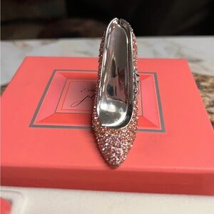 Estée Lauder • Pink/ Silver • High Heel • Pleasure • Diamond Stones • Figurine